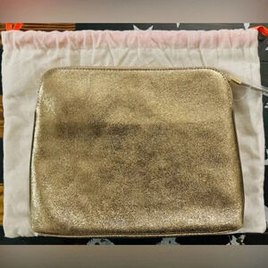 India Hicks insider Gold Clutch NWOT